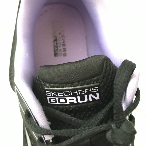 Skechers Women's GO Run Elevate Athletic Shoes Size 9.5 Black Purple White - Picture 3 of 8